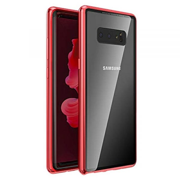 Husa Samsung Galaxy S10 Magnetic Glass 360 (sticla fata + spate), Red [1]