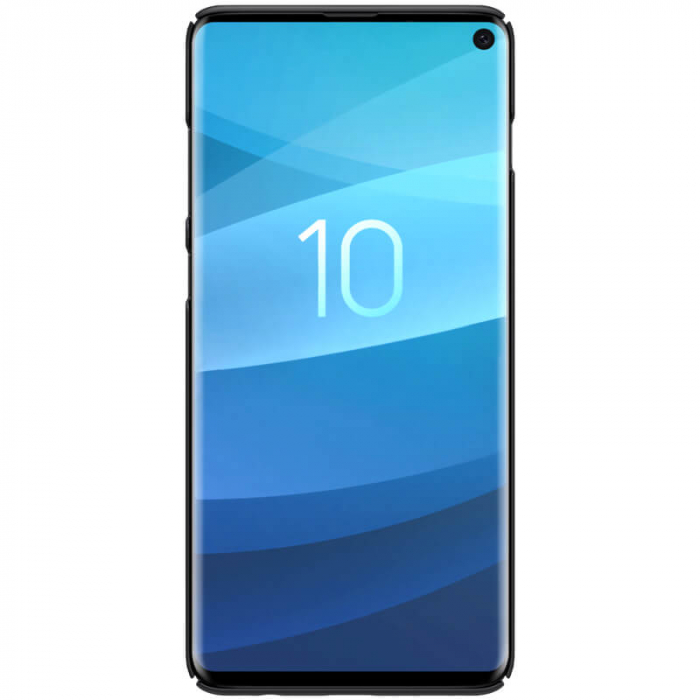 Husa Samsung Galaxy S10, Nillkin Super Frosted Shield, Negru [4]