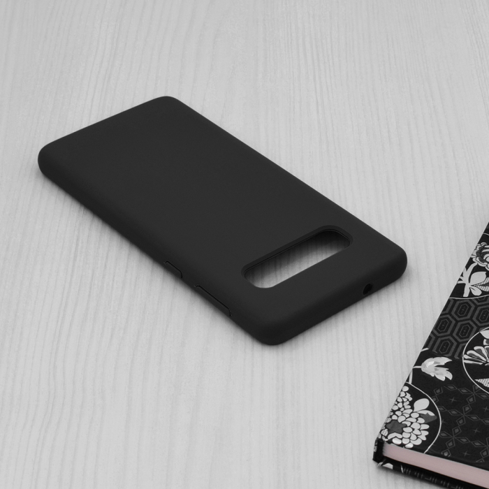 Husa Samsung Galaxy S10, Soft Edge Silicone, Negru [5]