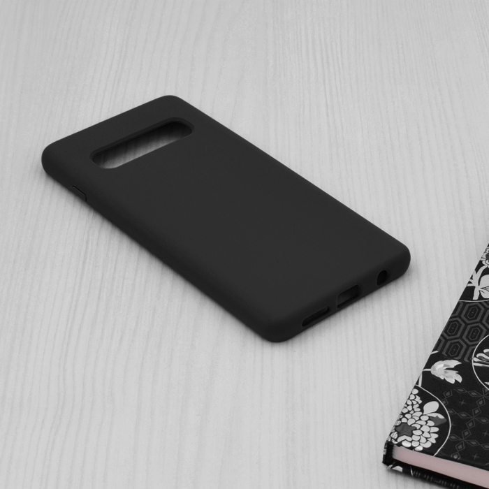 Husa Samsung Galaxy S10, Soft Edge Silicone, Negru [4]
