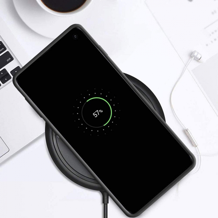 Husa Samsung Galaxy S10e, Soft Edge Silicone, Negru [3]