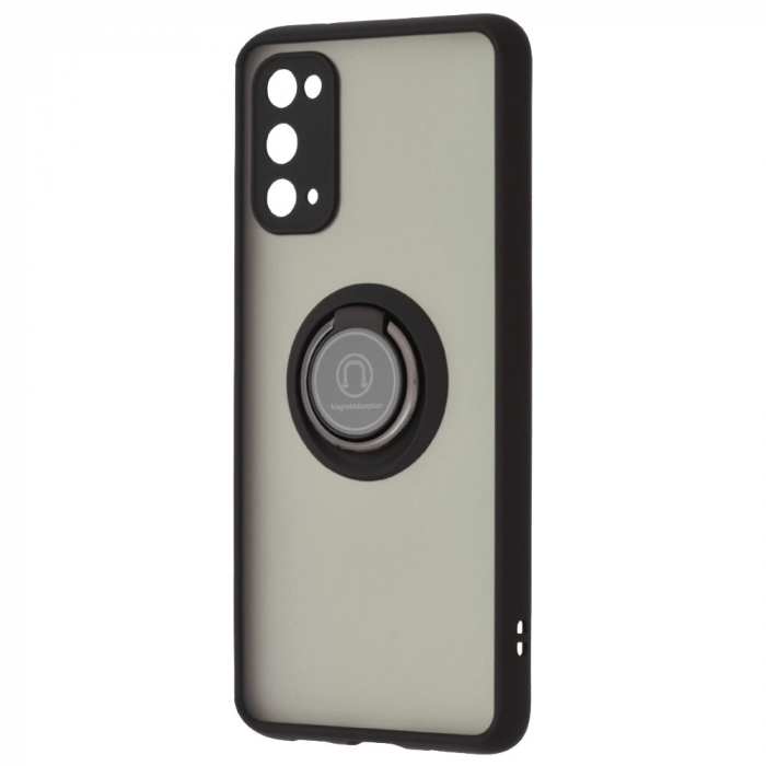 Husa Samsung Galaxy S20 cu inel suport stand magnetic, Negru [5]
