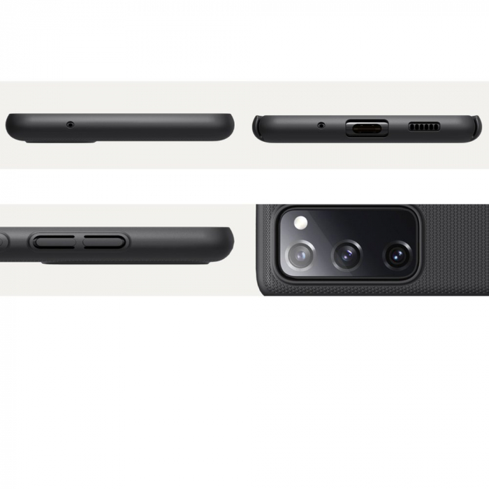 Husa Samsung Galaxy S20 FE, Nillkin Super Frosted Shield, Negru [7]