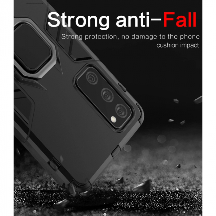 Husa Samsung Galaxy S20 FE, Techsuit Shield Ring, Negru [9]