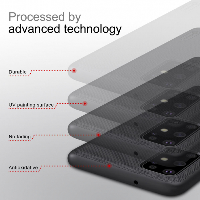 Husa Samsung Galaxy S20 Plus, Nillkin Super Frosted Shield, Negru [9]