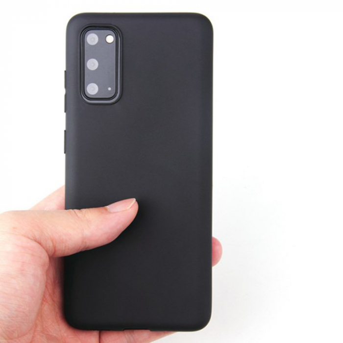 Husa Samsung Galaxy S20, Soft Edge Silicone, Negru [8]