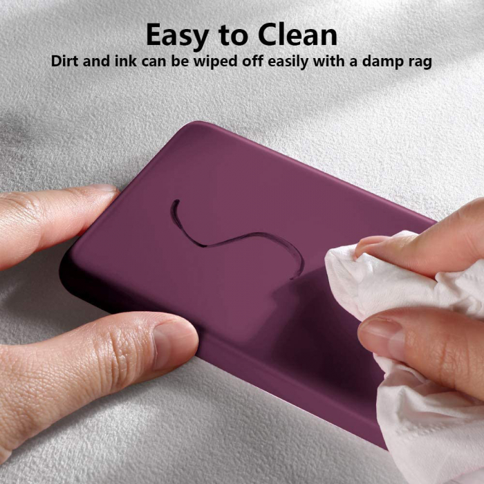 Husa Samsung Galaxy S20, Soft Edge Silicone, Plum Violet [3]