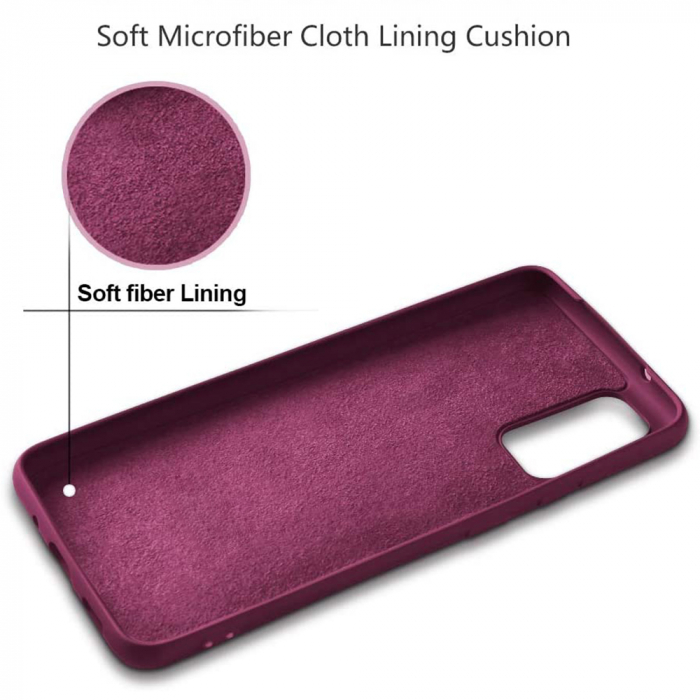 Husa Samsung Galaxy S20, Soft Edge Silicone, Plum Violet [6]