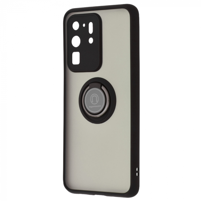 Husa Samsung Galaxy S20 Ultra cu inel suport stand magnetic, Negru [3]