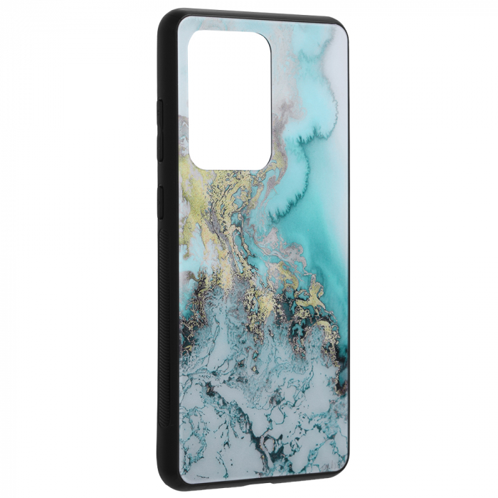 Husa Samsung Galaxy S20 Ultra, Glaze Series, Blue Ocean [2]