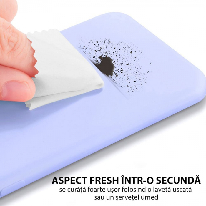 Husa Samsung Galaxy S20 Ultra, Soft Edge Silicone, Plum Violet [8]