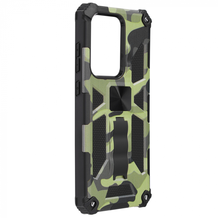 Husa Samsung Galaxy S20 Ultra, Techsuit Blazor, Camo Lime [6]