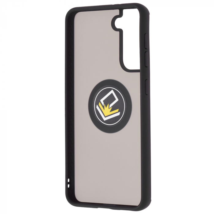 Husa Samsung Galaxy S21 cu inel suport stand magnetic, Negru [4]