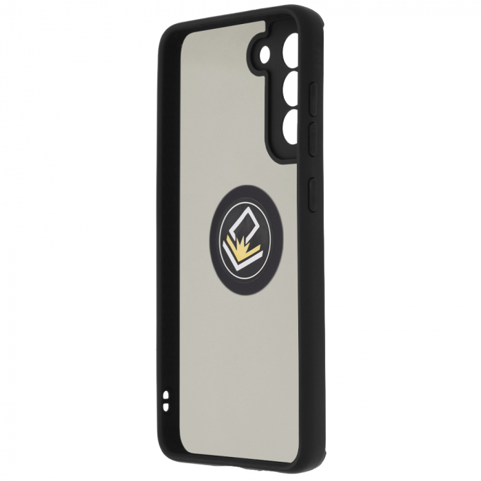 Husa Samsung Galaxy S21 FE cu inel suport stand magnetic, Negru [3]