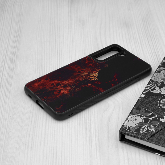 Husa Samsung Galaxy S21 FE, Glaze Series, Red Nebula [6]