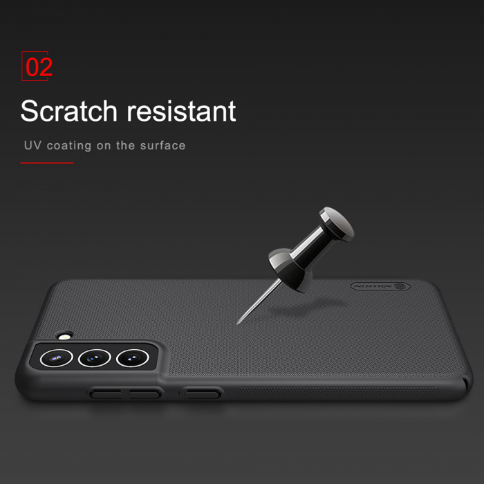 Husa Samsung Galaxy S21 FE, Nillkin Super Frosted Shield, Negru [4]