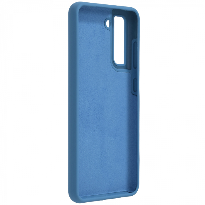 Husa Samsung Galaxy S21 FE, Soft Edge Silicone, Denim Blue [3]