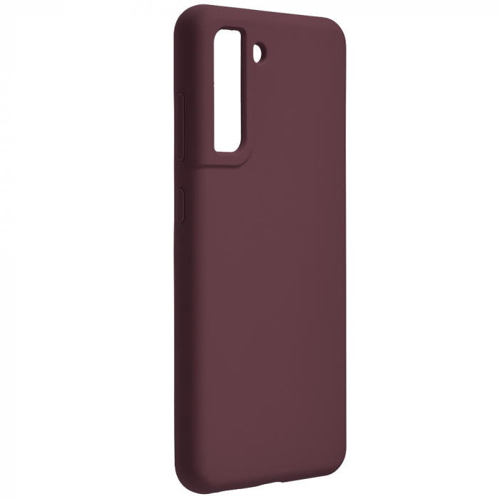 Husa Samsung Galaxy S21 FE, Soft Edge Silicone, Plum Violet [2]