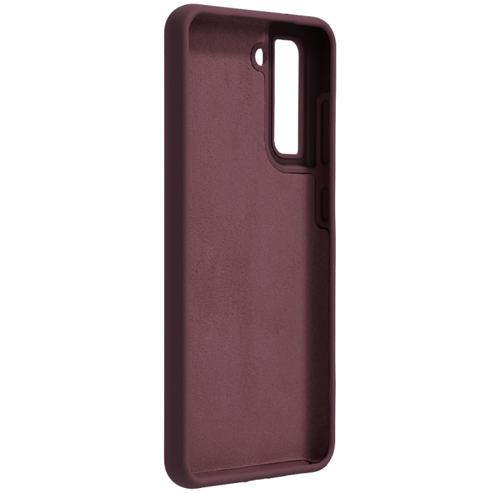 Husa Samsung Galaxy S21 FE, Soft Edge Silicone, Plum Violet [3]