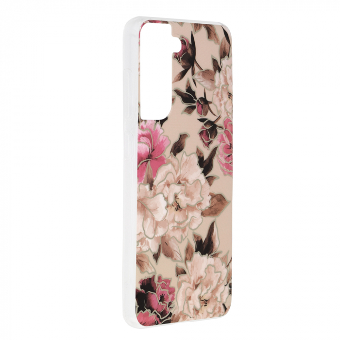 Husa Samsung Galaxy S21 FE, Techsuit Marble Series, Mary Berry Nude [2]