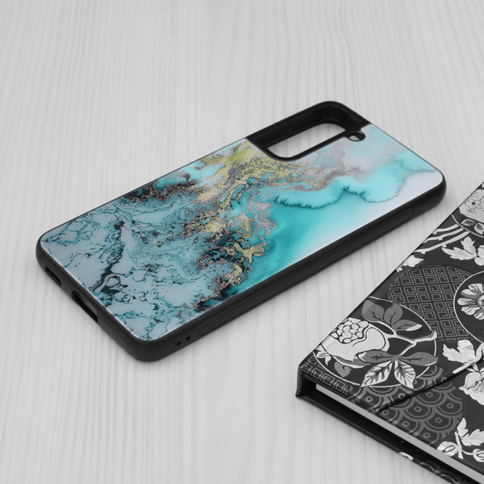Husa Samsung Galaxy S21, Glaze Series, Blue Ocean [5]