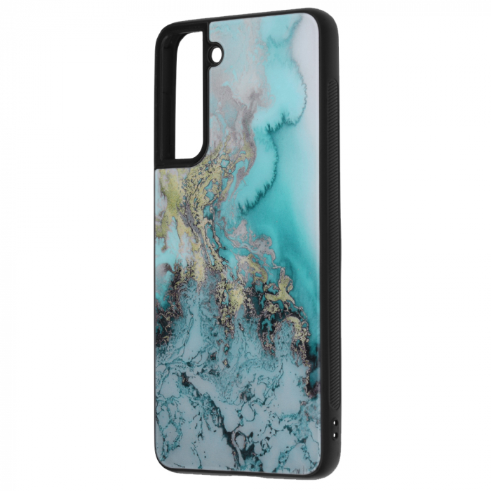 Husa Samsung Galaxy S21, Glaze Series, Blue Ocean [2]