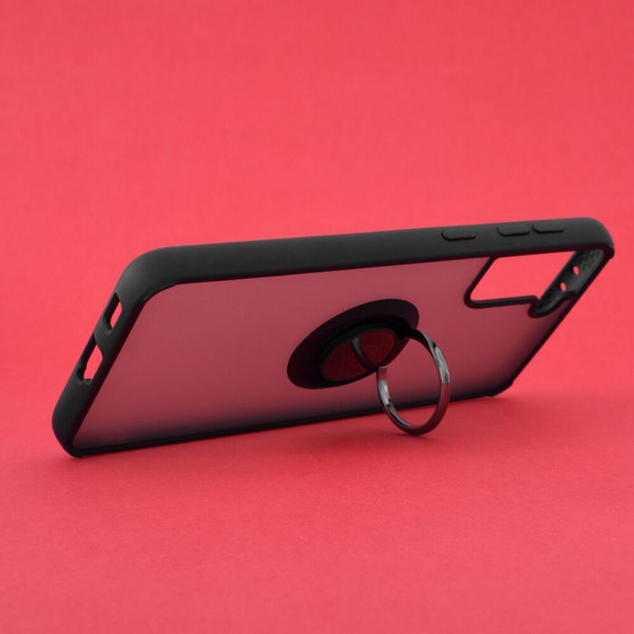 Husa Samsung Galaxy S21 Plus cu inel suport stand magnetic, Negru [2]