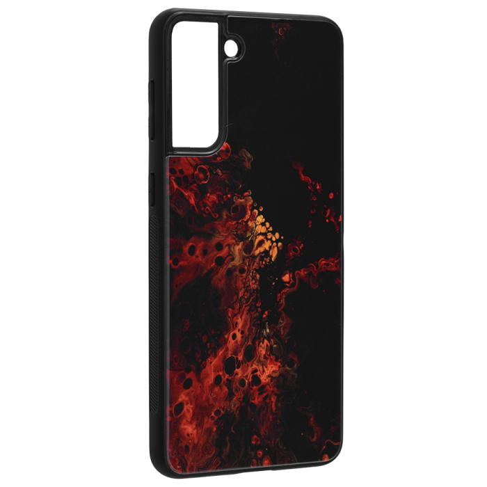 Husa Samsung Galaxy S21 Plus, Glaze Series, Red Nebula [2]