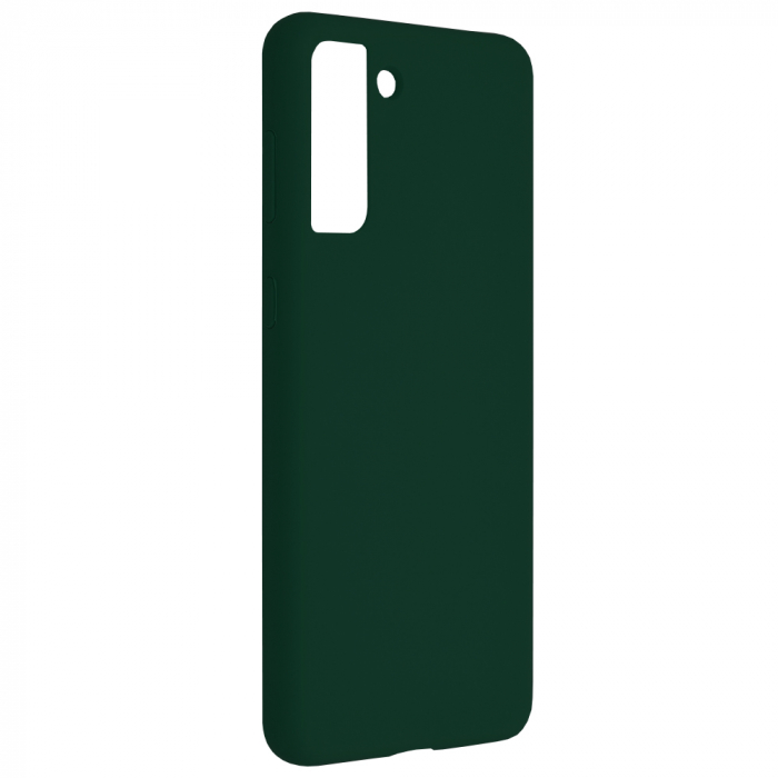 Husa Samsung Galaxy S21 Plus, Soft Edge Silicone, Dark Green [2]