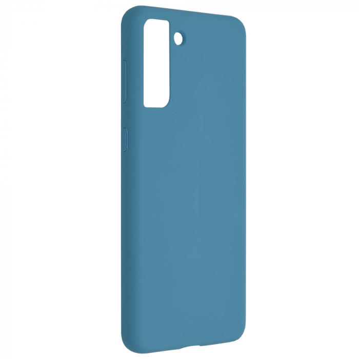 Husa Samsung Galaxy S21 Plus, Soft Edge Silicone, Denim Blue [2]