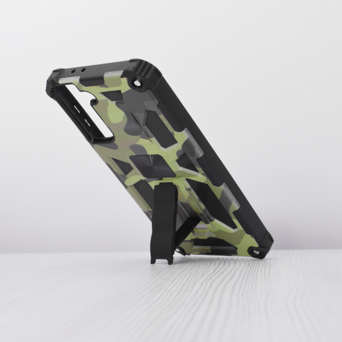 Husa Samsung Galaxy S21 Plus, Techsuit Blazor, Camo Lime [3]