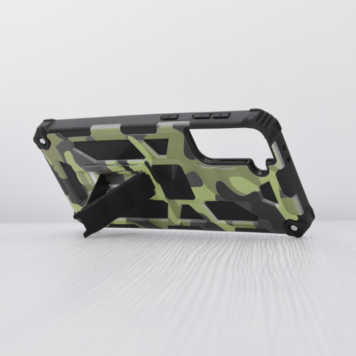 Husa Samsung Galaxy S21 Plus, Techsuit Blazor, Camo Lime [2]