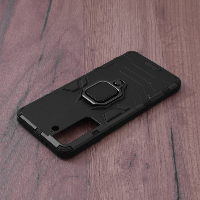 Husa Samsung Galaxy S21, Techsuit Shield Ring, Negru [3]