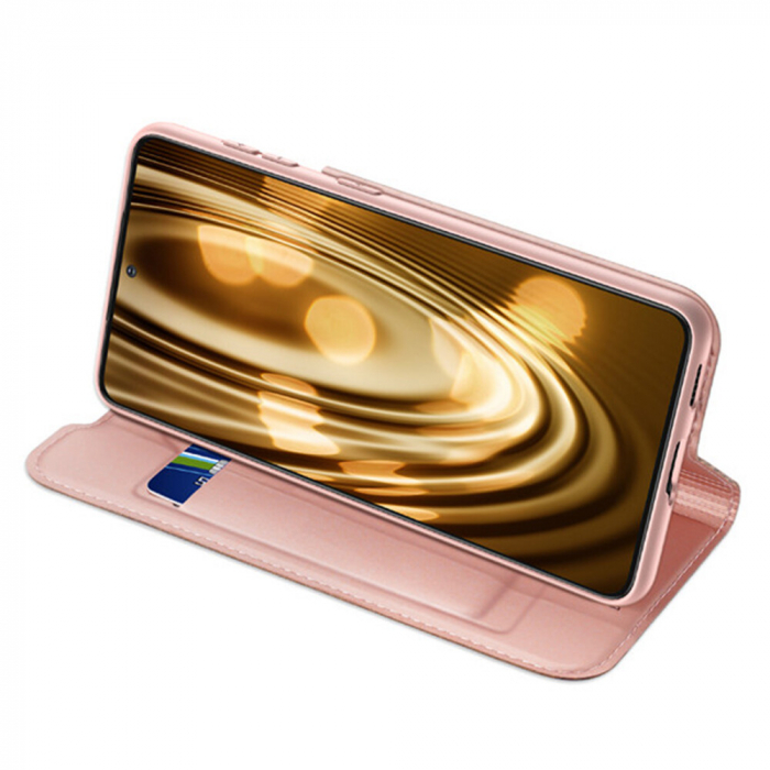 Husa Samsung Galaxy S21 Ultra, Dux Ducis Skin Pro Flip Book, Negru [4]