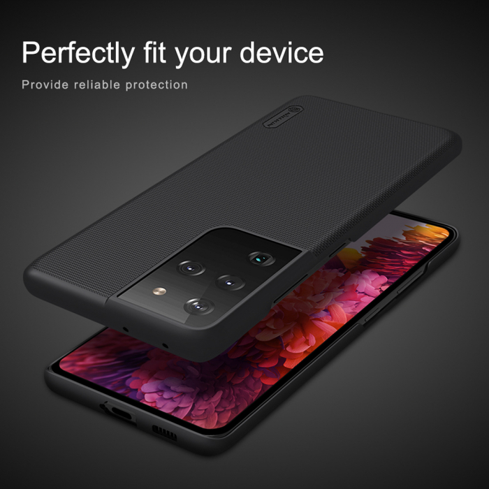 Husa Samsung Galaxy S21 Ultra, Nillkin Super Frosted Shield, Blue [7]