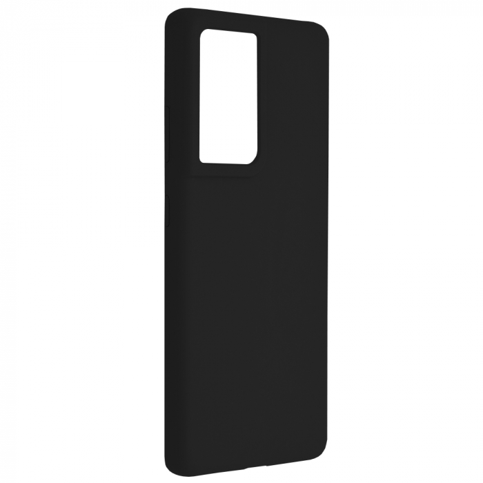 Husa Samsung Galaxy S21 Ultra, Soft Edge Silicone, Negru [2]