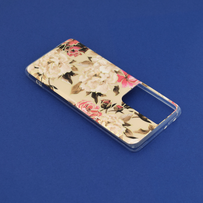 Husa Samsung Galaxy S21 Ultra, Techsuit Marble Series, Mary Berry Nude [5]