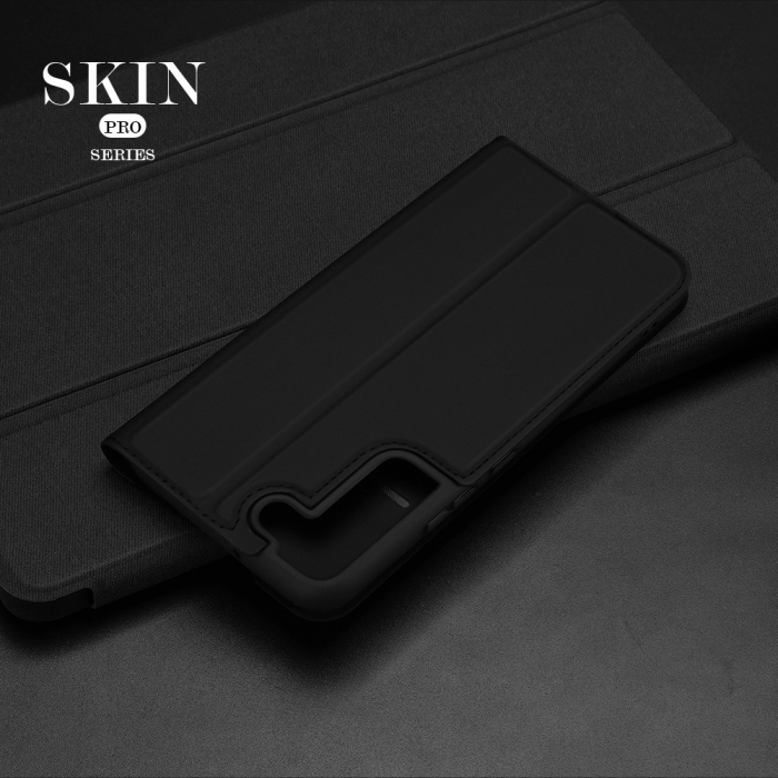 Husa Samsung Galaxy S22, Dux Ducis Skin Pro Flip Book, Negru [5]