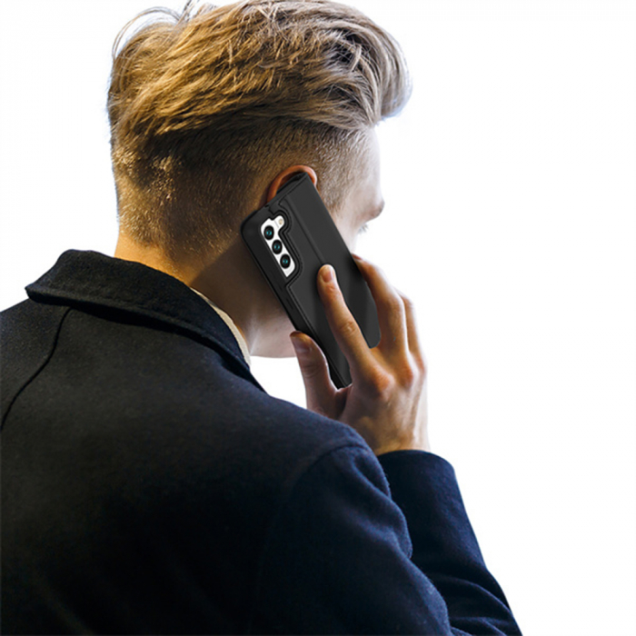 Husa Samsung Galaxy S22, Dux Ducis Skin Pro Flip Book, Negru [6]