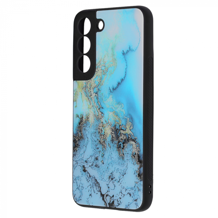 Husa Samsung Galaxy S22, Glaze Series, Blue Ocean [2]