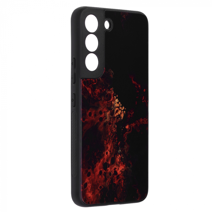 Husa Samsung Galaxy S22, Glaze Series, Red Nebula [3]