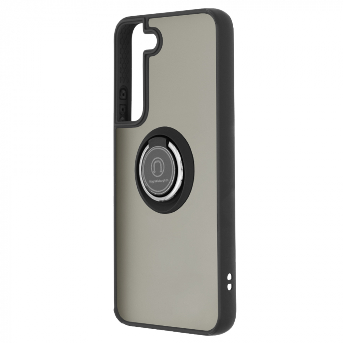 Husa Samsung Galaxy S22 Plus cu inel suport stand magnetic, Negru [2]