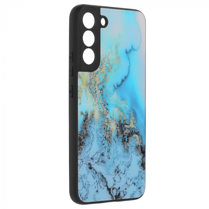 Husa Samsung Galaxy S22 Plus, Glaze Series, Blue Ocean [3]