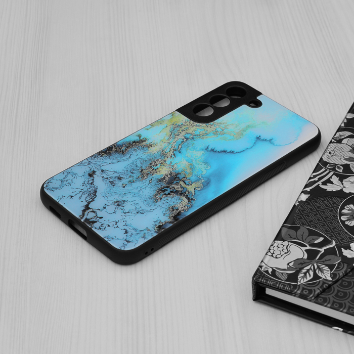 Husa Samsung Galaxy S22 Plus, Glaze Series, Blue Ocean [5]