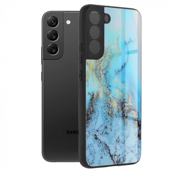 Husa Samsung Galaxy S22 Plus, Glaze Series, Blue Ocean [1]
