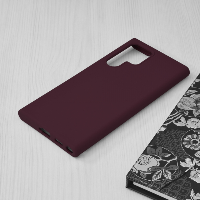 Husa Samsung Galaxy S22 Plus, Soft Edge Silicone, Plum Violet [2]