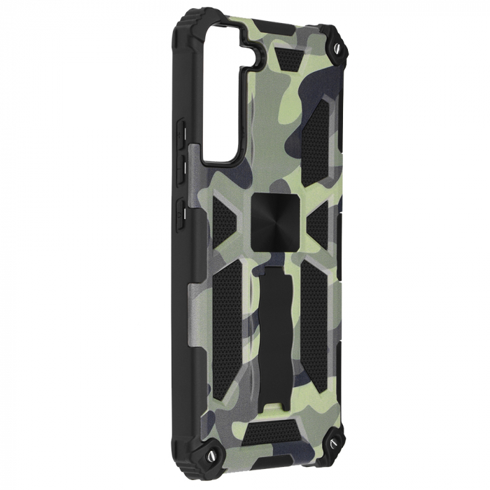 Husa Samsung Galaxy S22 Plus, Techsuit Blazor, Camo Lime [6]