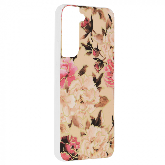 Husa Samsung Galaxy S22 Plus, Techsuit Marble Series, Mary Berry Nude [2]