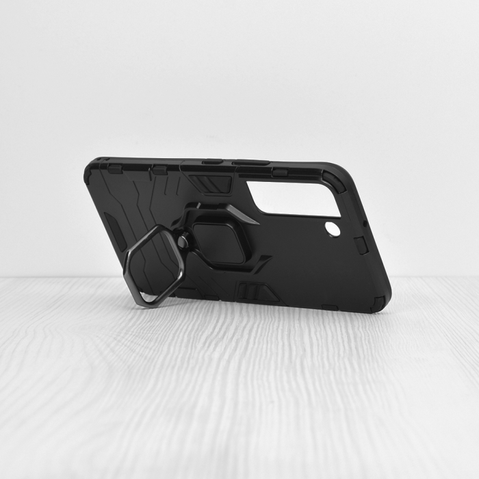 Husa Samsung Galaxy S22, Techsuit Shield Ring, Negru [2]