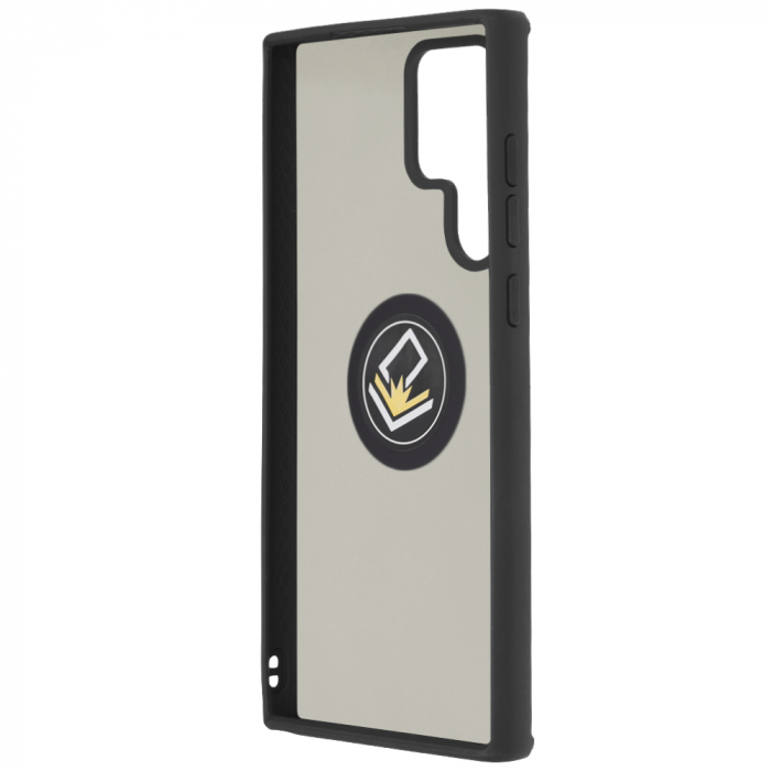 Husa Samsung Galaxy S22 Ultra cu inel suport stand magnetic, Negru [5]
